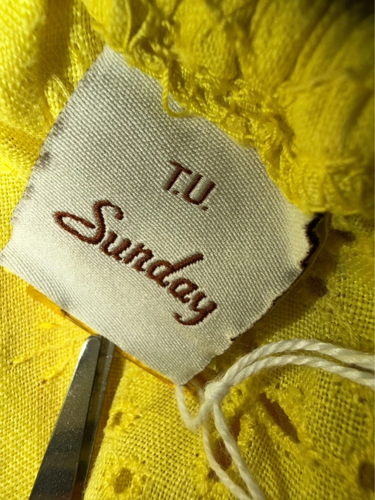 Robe femme Sunday taille unique jaune – photo 5